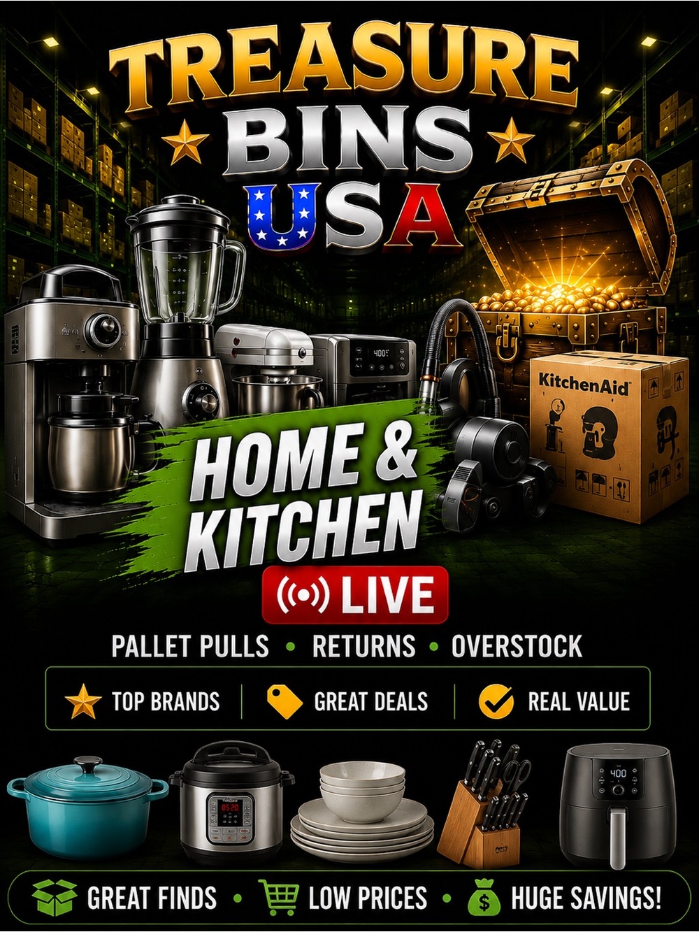 🔥 HOME & KITCHEN DEALS | LIVE LIQUIDATION 🔥